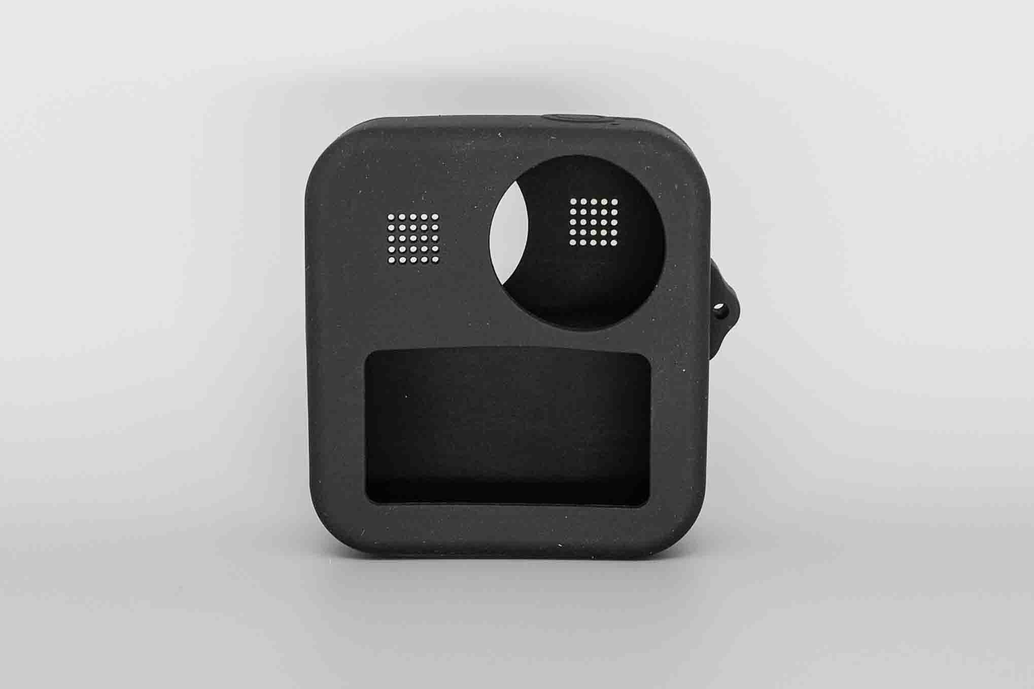 【GoPro Max おすすめアクセサリー！】GoPro Max ケース Freesun シリコン素材保護ケース キズ防止 耐衝撃 を買ってみた！【まさかの充電穴開いてない！】