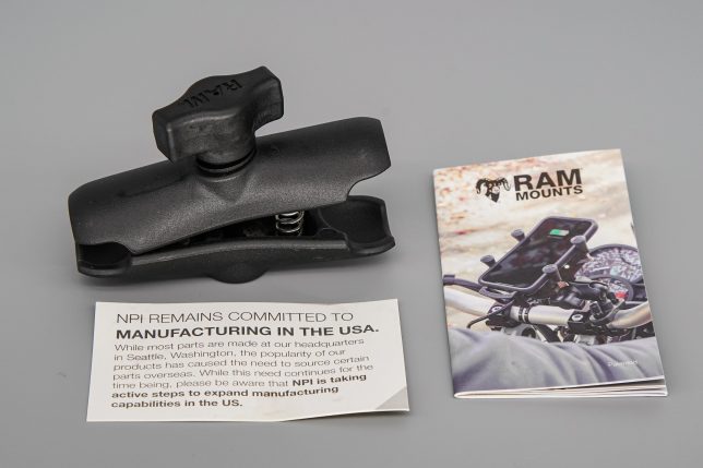ハンドルに工具無しで取付！】RAM MOUNTS(ラムマウント) タフクランプ スモール RAP-B-400U+アルミアーム 購入レビュー！ |  軽々と、遠くへ。