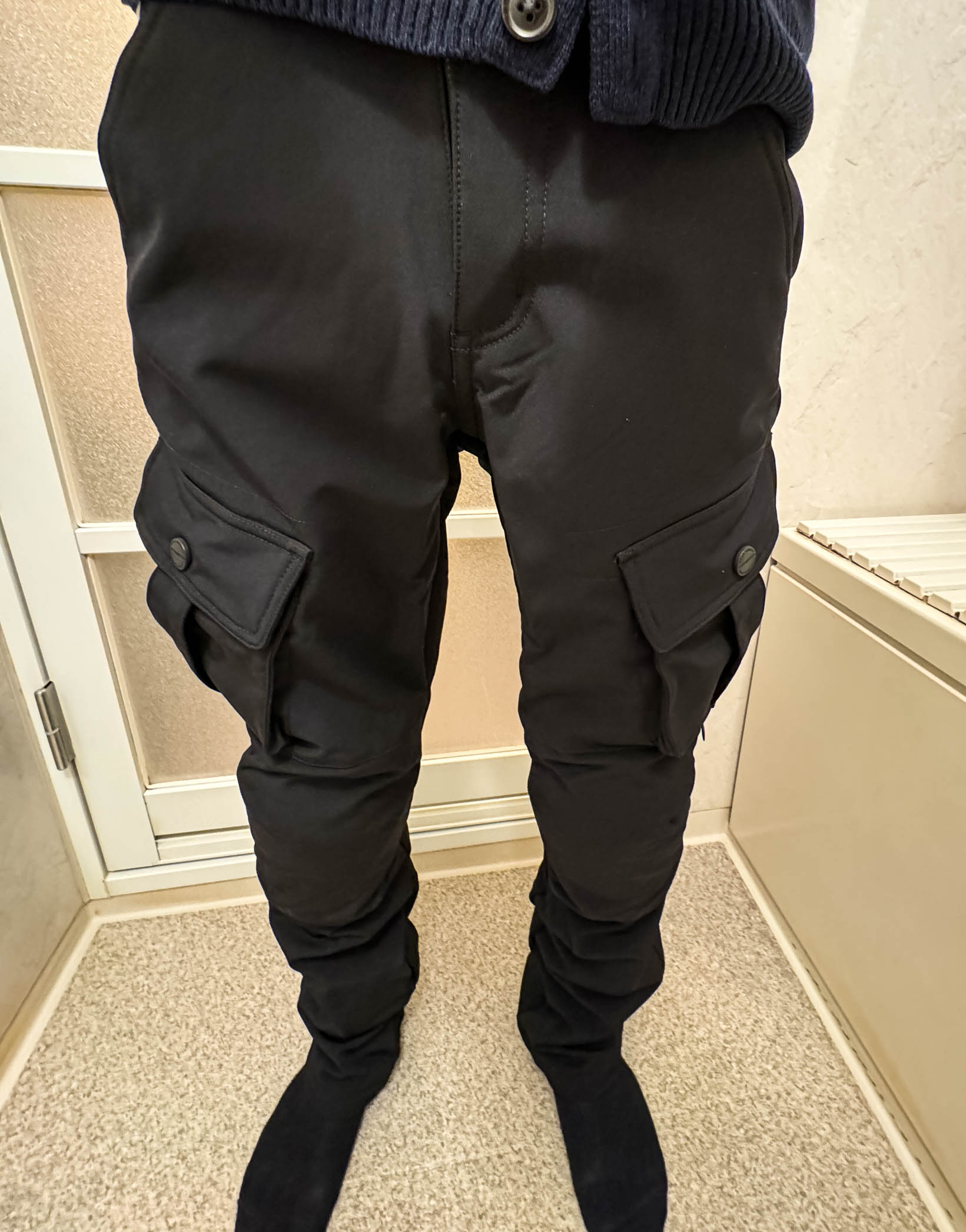 コミネ(KOMINE) バイク用 パンツ ウインドプルーフウォームカーゴ